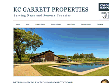 Tablet Screenshot of kcgarrettproperties.com